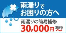 福知山市で雨漏りにお困りの方へ