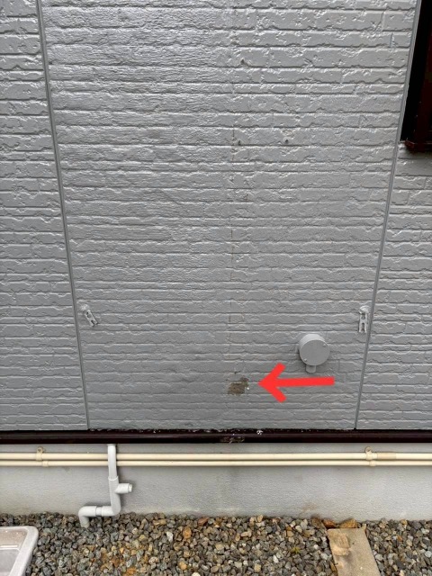 福知山市　数年前に補修した外壁が再び腐食…部分的にサイディングの張替え工事をしました。