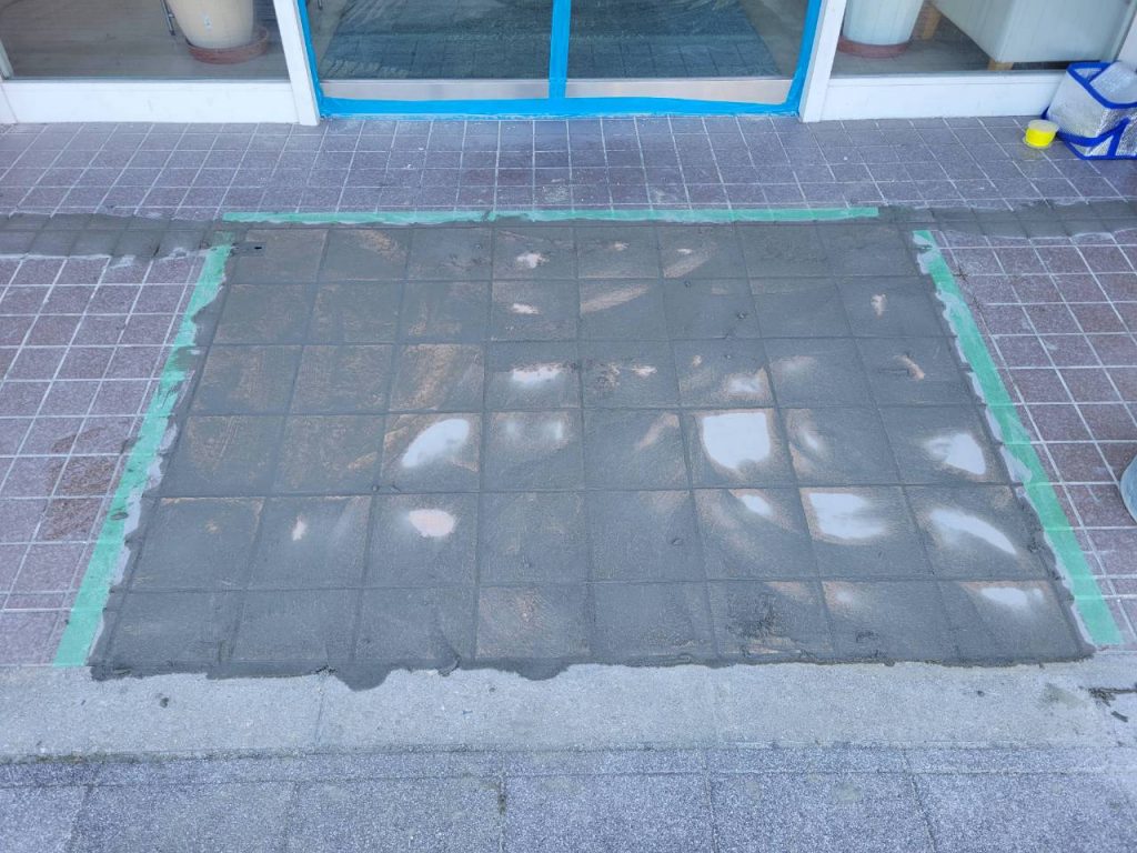 目地施工後の床面