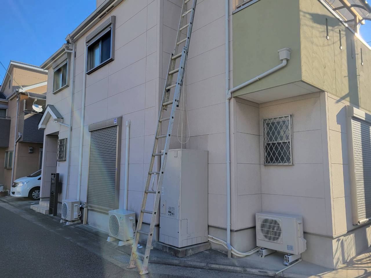 外壁塗装　塗装前