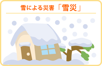 雪による災害 「雪災」