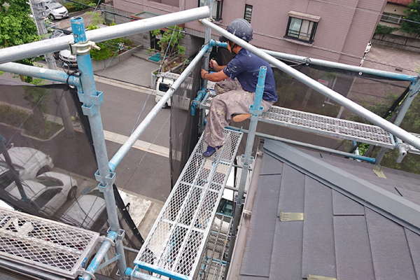 足場仮設工事